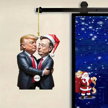 Load image into Gallery viewer, Trump & Musk Photo Acrylic Ornament Versatile Hanging Decor