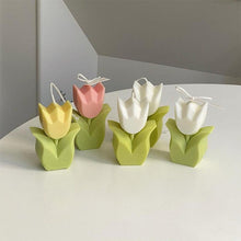 Load image into Gallery viewer, Tulip Candle Aroma Decoration Wedding Souvenir Birthday Gift Decoration Candles Handmade Delicate Tulip Flower Shape Candle Perfect for Birthday Party Wedding Spa Home Decor