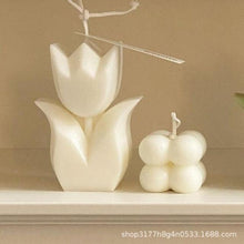 Load image into Gallery viewer, Tulip Candle Aroma Decoration Wedding Souvenir Birthday Gift Decoration Candles Handmade Delicate Tulip Flower Shape Candle Perfect for Birthday Party Wedding Spa Home Decor