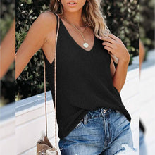 Load image into Gallery viewer, Tutorutor Women's Sleeveless V Neck Sweater
