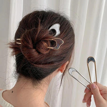 Load image into Gallery viewer, U Shape Hair Sticks Women Hairclip Simplicity Colorful Girls Hairpins Hair Sticks Hair Accessories Headwear French Hair Pin Hairstyle Chignon for Women