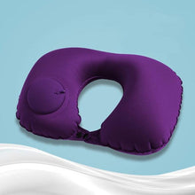 Load image into Gallery viewer, U-Shape Travel Pillow For Airplane Inflatable Neck Pillow Travel Accessories Comfortable Sleep Pillows Travel Accessories Comfortable Sleep Pillows Inflatable Neck Pillow Inflatable U Shaped Travel Pillow Car Head Neck Rest Air Cushion For Travel