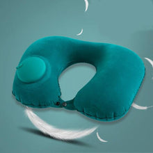 Load image into Gallery viewer, U-Shape Travel Pillow For Airplane Inflatable Neck Pillow Travel Accessories Comfortable Sleep Pillows Travel Accessories Comfortable Sleep Pillows Inflatable Neck Pillow Inflatable U Shaped Travel Pillow Car Head Neck Rest Air Cushion For Travel