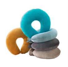 Load image into Gallery viewer, U Shaped Memory Foam Neck Pillows Soft Travel Pillow Massage Neck Pillow Sleeping Airplane Pillow Cervical Healthcare Bedding Outdoor Neck Support Pillow Headrest Travel Folding Slow Rebound Journey Trip Cushion Memory Foam Travel Pillow Neck Pillow