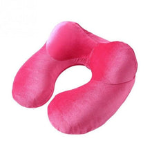 Load image into Gallery viewer, U Shaped Memory Neck Pillows Soft Travel Pillow Massage Neck Pillow Sleeping Airplane Pillow Cervical Healthcare Bedding U Shaped Travel Pillow Car Air Flight Inflatable Pillows Neck Support Headrest Cushion Soft Nursing Cushion