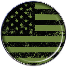 Load image into Gallery viewer, 16G 1/4 Green American Flag Tragus Cartilage Earring