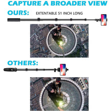 Load image into Gallery viewer, UBeesize 51" Extendable Tripod Stand with Bluetooth Remote