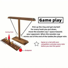 Load image into Gallery viewer, Ultimate Wooden Ring Toss Hook and Ring Indoor Combat Game