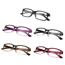 Load image into Gallery viewer, Ultra Light Reading Glasses Presbyopia Eyeglasses Diopter Reading Glasses For Men Metal Quality Classic Frame Computer Readers Reading Glasses with Comfort Spring Hinges for Men and Women 1.0 1.5 2.0 2.5 3.0