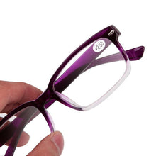 Load image into Gallery viewer, Ultra Light Reading Glasses Presbyopia Eyeglasses Diopter Reading Glasses For Men Metal Quality Classic Frame Computer Readers Reading Glasses with Comfort Spring Hinges for Men and Women 1.0 1.5 2.0 2.5 3.0