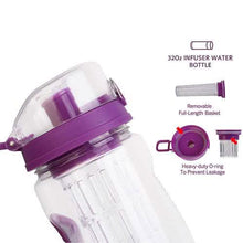 Load image into Gallery viewer, Ultra Portable Fruit Infusing Water Bottle 32oz