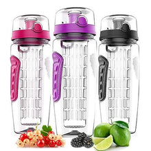 Load image into Gallery viewer, Ultra Portable Fruit Infusing Water Bottle 32oz