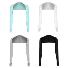 Load image into Gallery viewer, Ultra-thin Breathable Shawl Arm Sleeve Long Sun Protection Anti UV Hand Cover Warmer Outdoor Sports Unisex Anti-UV Golf Cooling Shawl Arm Sleeves Sun Protection Sleeve Shawl Women Outdoor Sports Arm Covers