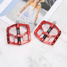 Load image into Gallery viewer, Ultralight Bicycle Pedal Road Flat Anti-slip Cycling Pedal Wide 3 Sealed Bearings Pedals Bicycle Accessories Bike Pedals Bearings Pedals for Bicycle Lightweight Bicycle Pedals For Road Bikes