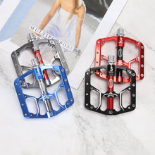 Load image into Gallery viewer, Ultralight Bicycle Pedal Road Flat Anti-slip Cycling Pedal Wide 3 Sealed Bearings Pedals Bicycle Accessories Bike Pedals Bearings Pedals for Bicycle Lightweight Bicycle Pedals For Road Bikes