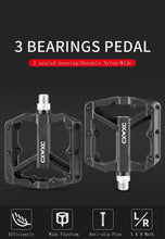 Load image into Gallery viewer, Ultralight Flat Pedals Nylon Bicycle Pedal Mountain Bike Platform Pedals 3 Sealed Bearings Cycling Pedals For Bicycle Mountain Bike Pedals Pedals Bicycle Flat Pedals Bearing Lightweight Platform For Road Mountain Bike