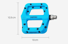 Load image into Gallery viewer, Ultralight Seal Bearings Bicycle Bike Pedals Cycling Nylon Road Pedals Flat Platform Bicycle Parts Accessories Mountain Bike Pedals Ultra Strong Machined Bicycle Flat Alloy Pedals Non-Slip