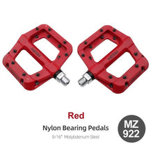 Load image into Gallery viewer, Ultralight Seal Bearings Bicycle Bike Pedals Cycling Nylon Road Pedals Flat Platform Bicycle Parts Accessories Mountain Bike Pedals Ultra Strong Machined Bicycle Flat Alloy Pedals Non-Slip