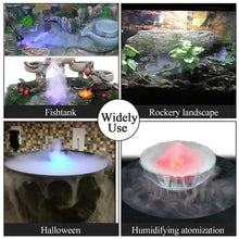 Load image into Gallery viewer, Ultrasonic Humidifier Mist Maker Fogger with 12 LED