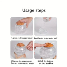 Load image into Gallery viewer, Ultrasonic Moon Night Light Humidifier Dimmable USB Humidificador Mist Maker