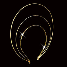 Load image into Gallery viewer, Unique 3 Layer Headband Wedding Bridal Hair Accessories Gold Tiara Crown Jewelry for Women Hair band Metal Headpiece Gorgeous Hair Accessories For Women