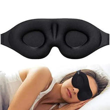 Load image into Gallery viewer, Unique 3D Contoured Cup Blindfold Concave Molded Night Sleep Mask Upgraded Eye Cover With Adjustable Strap Eye Pillow Soft Comfy Eye Shade For Nap Travel Night Shift