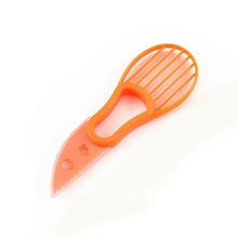 Load image into Gallery viewer, Unique Design 3 In 1 Avocado Slicer Shea Corer Butter Fruit Peeler Cutter Pulp Separator Plastic Knife Kitchen Vegetable Tools Kitchen Gadgets