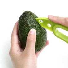 Load image into Gallery viewer, Unique Design 3 In 1 Avocado Slicer Shea Corer Butter Fruit Peeler Cutter Pulp Separator Plastic Knife Kitchen Vegetable Tools Kitchen Gadgets