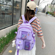 Load image into Gallery viewer, Unique Design Large Capacity With Multi-pocket Backpack For Women And Girls Waterproof College/School/Treval Bags