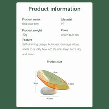 Load image into Gallery viewer, Unique Design Leaf Shape Soap Box Drain Soap Holder Box Bathroom Accessories Toilet Laundry Soap Box Bathroom Supplies Tray Gadgets