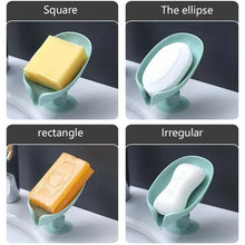 Load image into Gallery viewer, Unique Design Leaf Shape Soap Box Drain Soap Holder Box Bathroom Accessories Toilet Laundry Soap Box Bathroom Supplies Tray Gadgets