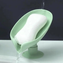Load image into Gallery viewer, Unique Design Leaf Shape Soap Box Drain Soap Holder Box Bathroom Accessories Toilet Laundry Soap Box Bathroom Supplies Tray Gadgets