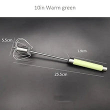 Load image into Gallery viewer, Unique Design Semi-automatic Egg Beater 304 Stainless Steel Egg Whisk Manual Hand Mixer Self Turning Egg Stirrer Kitchen Accessories Egg Tools