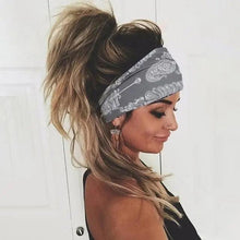 Load image into Gallery viewer, Unique Design Women's Summer Hair Bands Print Headband Stylish Cross Turban Bandanas Hair Accessories Headwrap Headwear Gift
