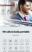 Load image into Gallery viewer, Unique Mini Wireless Earphone Retractable Portable Bluetooth Headset Calls Remind Vibration Sport Run Gamer Headphone Portable Design Comfortable HI-FI Stereo Earphones Noise Cancelling Bluetooth Earpiece