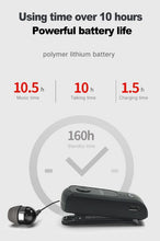 Load image into Gallery viewer, Unique Mini Wireless Earphone Retractable Portable Bluetooth Headset Calls Remind Vibration Sport Run Gamer Headphone Portable Design Comfortable HI-FI Stereo Earphones Noise Cancelling Bluetooth Earpiece