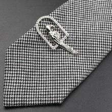 Load image into Gallery viewer, Unique Stainless Tie Clips Guitar Lizard Shaped Tie Clips Tie Clip Classic Tie Bar Clip Regular Trendy Durable Metallic Necktie Clips Wedding Business Ties Necktie Clips Pin For Mens Ideal Gift