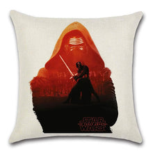 Load image into Gallery viewer, Unique Style Throw Pillow Cover Robot pattern Polyester Linen Cushion cover Decoration For Home House Party Chair Sofa Gift Cute Adorable Cartoon Robot Waving with Robotic Dog Friend Throw Pillow Cover Case Decorative Cushion For Couch Bed