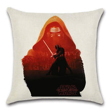 Load image into Gallery viewer, Unique Style Throw Pillow Cover Robot pattern Polyester Linen Cushion cover Decoration For Home House Party Chair Sofa Gift Cute Adorable Cartoon Robot Waving with Robotic Dog Friend Throw Pillow Cover Case Decorative Cushion For Couch Bed