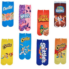 Load image into Gallery viewer, Unisex 3D Print Funny Art Socks Cotton for Lovers with Painting and Snacks Funny Socks Long Kawaii Cute and Cool Gifts for Men And Women