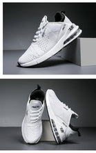Load image into Gallery viewer, Unisex Air Cushion Running Shoes Mens Sneakers Breathable Light Sports Shoes Training Jogging Arch Support Tennis Shoe Breathable Air Cushion Sneakers For Gym Workout