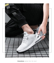 Load image into Gallery viewer, Unisex Air Cushion Running Shoes Mens Sneakers Breathable Light Sports Shoes Training Jogging Arch Support Tennis Shoe Breathable Air Cushion Sneakers For Gym Workout