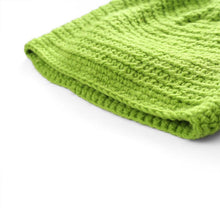 Load image into Gallery viewer, Unisex Balaclava Monster Shrek Hat Wool Winter Knitted Hats Green Party Funny Beanie Skellies Cap for Women Men Pure Handmade Neckerchief with Drawstring Soft Balaclava Pullover Knitted Beanie for Adults Men Women Ski Caps