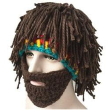 Load image into Gallery viewer, Unisex Balaclava Monster Shrek Hat Wool Winter Knitted Hats Green Party Funny Beanie Skellies Cap for Women Men Pure Handmade Neckerchief with Drawstring Soft Balaclava Pullover Knitted Beanie for Adults Men Women Ski Caps