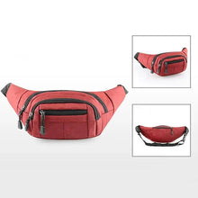 Load image into Gallery viewer, Unisex Casual Chest Belt Simple Waist Bag Adjustable Fanny Pack Pouch Outdoors Traveling Bag
