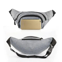 Load image into Gallery viewer, Unisex Classic Design Sports Fanny Pack Stylish Waist Bag Large Capacity Outdoor Travel Waist Bag