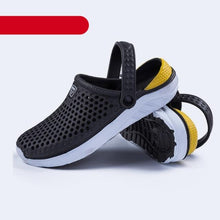 Load image into Gallery viewer, Unisex Fashion Beach Sandals Thick Sole Slipper Waterproof Anti-Slip Sandals Flip Flops Breathable Uppers Quick-Drying Garden Sandals Beach Slippers Slip On Clogs