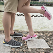 Load image into Gallery viewer, Unisex Fashion Beach Sandals Thick Sole Slipper Waterproof Anti-Slip Sandals Flip Flops Breathable Uppers Quick-Drying Garden Sandals Beach Slippers Slip On Clogs