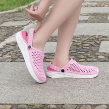 Load image into Gallery viewer, Unisex Fashion Beach Sandals Thick Sole Slipper Waterproof Anti-Slip Sandals Flip Flops Breathable Uppers Quick-Drying Garden Sandals Beach Slippers Slip On Clogs
