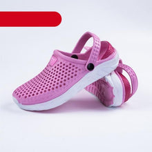 Load image into Gallery viewer, Unisex Fashion Beach Sandals Thick Sole Slipper Waterproof Anti-Slip Sandals Flip Flops Breathable Uppers Quick-Drying Garden Sandals Beach Slippers Slip On Clogs
